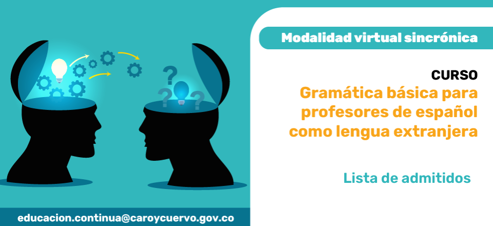 Gramática básica para profesores de español como lengua extranjera – Lista de admitidos