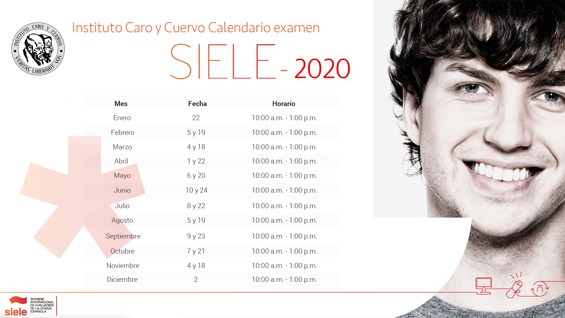 Calendario SIELE 2020